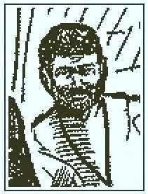 アブラハム・アクバル（甲板員）の顔スケッチ - Return of the Obra Dinn 登場人物