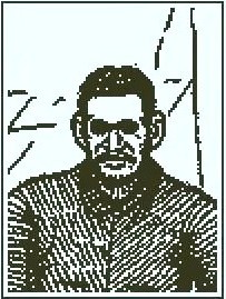 ズンギ・サティ（スチュワード）の顔スケッチ - Return of the Obra Dinn 登場人物